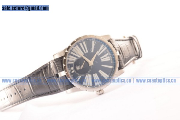 Perfect Replica Roger Dubuis Excalibur Chronograph Watch Steel DBEX0535